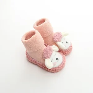 Baby Boys Girls Winter Warm First Walker Infant Thickened Loop Warm Cozy Tube Socks Soft Sole Toddler