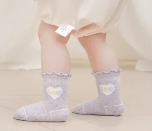 Baby Cartoon Casual Socks Spring Cute Antibacterial Non Tightening Seamless Comfortable Girls’ Children’s Mid Calf