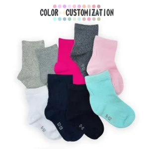 Baby Crew Knitted Socks Breathable Anti-Bacterial Cute Multi Color Autumn Comfort Custom Logo Available