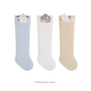 Baby Crew Socks Autumn Thin Knitted Cotton Antibacterial Cartoon Loose Boneless Newborn