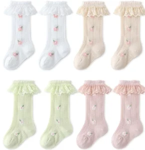 Baby Girl Socks New Born Baby Gift Set Hollowed Out Sock Cartoon
