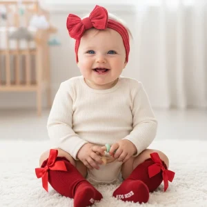 Baby Headband and Sock Set Export Cross-Border Children’s Hair Accessories and Sock Combo 2-Piece Baby Set