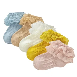 Baby Kids Girl Warm Lace Tutu Socks Infant Newborn Toddler Lace Ruffled Socks