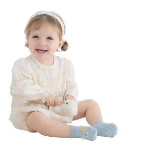 Baby Newborn Toddler Summer Thin Anti Slip Cartoon Mesh Cotton Floor Socks