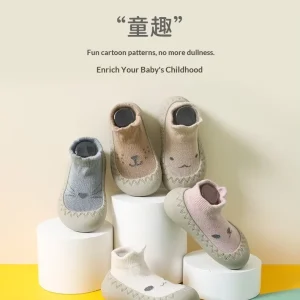 Baby Pre Walking Shoes Spring Summer Soft Sole Non Slip Durable Sock Shoes Breathable Cartoon Pattern for 1 3 Year Olds