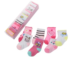 Baby Socks 7 Pairs (0 12 Months) Soft and Comfortable Newborn Socks Boys Girl Premium Cotton Sock Gift for Little Ones
