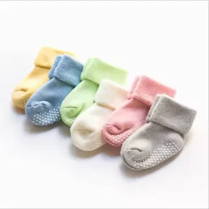 Baby Socks Anti slip Newborn Girl Baby Crew Crawling Socks