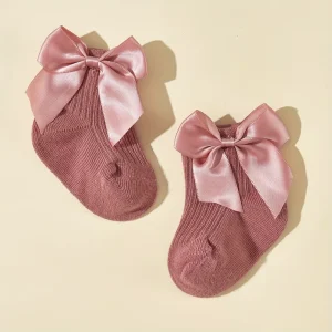 Baby Socks Cotton Korean Version for Newborn Girls Children’s Bowknot Princess Socks Children’s Mid calf Socks