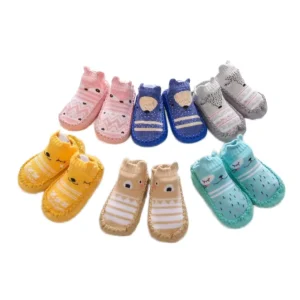 Baby Socks Shoes Anti Slip Newborn Baby Socks Baby Rubber Soles Socks