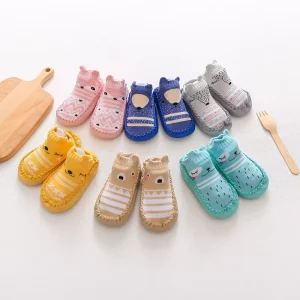 Baby Socks Shoes Anti Slip Newborn Baby Socks Baby Rubber Soles Socks