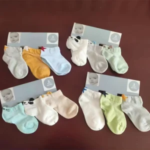 Baby Socks Summer Thin Baby Socks New Born Baby Gift Set Cartoon Breathable Cotton Socks 1-2Year