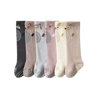 Baby Socks to Thighs With Knee Pads Grip Socks Supplier With Knee Pads Crawling Individual 3d Baby Socks