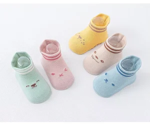 Baby Toddler for Girl Winter Knitted Casual Cotton Shoes Socks Soft Sole Non slip Thick Sole Kids Socks Warm for Girl