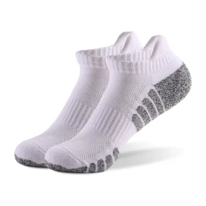 Badminton Socks White Thickness Towel Bottom Running Tennis Socks Custom Design Compression Low Cut Sports Socks