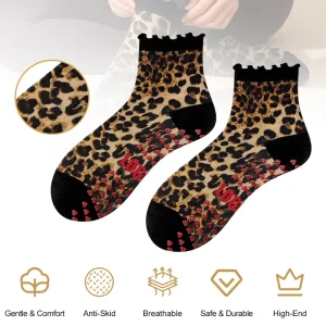 Ballet Barre Barefoot Custom Yoga Grip Socks Cushion Non Slip Skid Grippy Pilates Socks