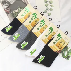 Bamboo Fiber Anti-foul Men Socks Business Bamboo Work Socks
