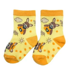 Bamboo Fiber Baby Socks OEM Customizable Sizes and Styles Natural Antibacterial and Antimicrobial Children’s Socks