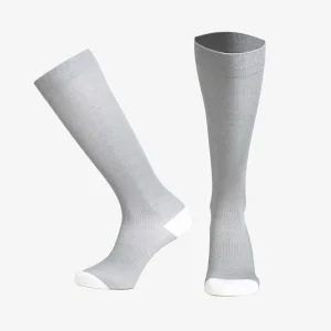 Bamboo Fiber Compression Socks Knee high Long Unisex Fitness Running Quick dry Breathable OEM Custom