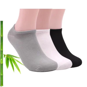 Bamboo Fiber Summer No Show Socks Breathable and Low Cut with Custom Logo for Casual Business or Daily Use