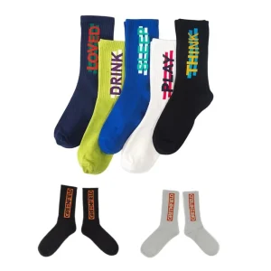 Bamboo Soccer Fuzzy Athletic Sports Cotton Chaussettes Custom Designer High Custom Made Socks