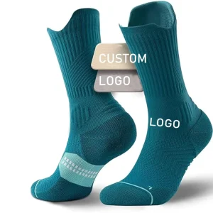 Bamboo Viscose Crew Compression Sports Socks Winter Thick Athletic Hiking Basketball Moisture Wicking Anti-Blister Running Socks