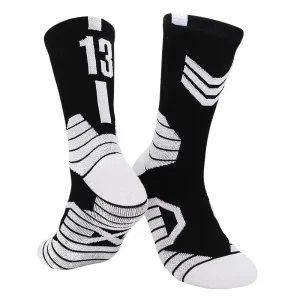 Basketball Socks Men’s Professional Sports Socks Children’s Long Tube Towel Bottom Socks High Elastic and Not Tight