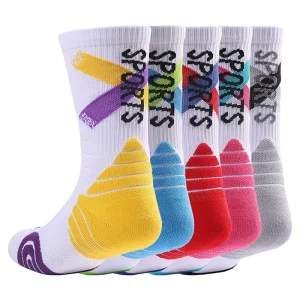 Basketball Thickened Compression Sports Socks Towel Training for Both Men Winter Polyester Socks