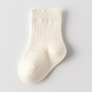 Bioserica Era High Quality Crew Children Socks Newborn Baby Socks Cotton Baby Socks Breathable