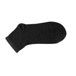 Black 100% Pure Silk Socks for Women