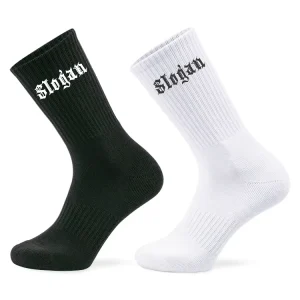 Black White Cotton Blank Socks Supplier Custom Brand Logo Design Pattern Casual Dress Socks for Women