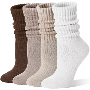 Boot Merino Wool Moisture Wicking Fabric Crew Women Socks Thick Warm Cozy Outdoor Daily Wear Socks