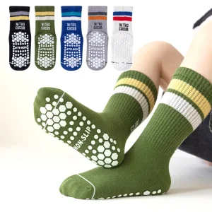 Boy Knitted Casual Cotton Floor Socks for Kids Non Slip Crew High Baby Toddler Stockings for Spring Autumn Age Group