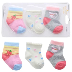 Boys and Girls Cute Cartoon Striped Dot Cotton Baby Socks