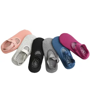 Breathable Ankle Yoga Socks Anti Slip Knitted for Women Pilates Beginners Indoor Sports Ballet Dance