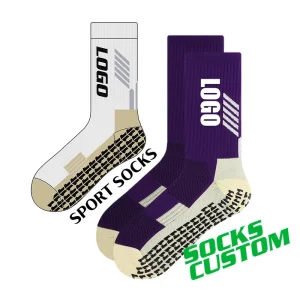 Breathable Anti slip Professional Socks Custom Crew Socks Anti Slip Football Socks Custom Unisex Soccer Grip Sock