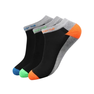 Breathable Bamboo Cotton Ankle Sports Socks Custom Grip Athletic Low Cut Ankle Socks