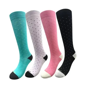 Breathable Bamboo Fiber Knee High Cushioned Compression Socks lyocell 15 20 Mmhg for Men