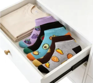Breathable Casual Socks Cotton Crew Mens Sporty Anti Bacterial Summer