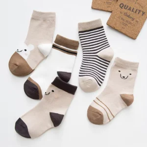 Breathable Children’s Socks Comfortable Cotton Cute Boys Socks Combed Cotton Baby Anti slip Newborn Kid Socks
