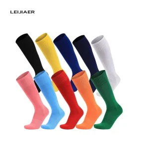 Breathable Crew Football Soccer Socks with Cuff Logo Foot Tube Design Wear-Resistance Winter Sports Socks