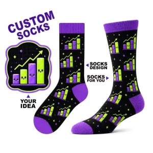 Breathable Daily Wear Bulk Order Custom Crew Socks for Private Label Size Lines