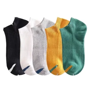 Breathable Knitted Ankle Socks for Women & Men Casual Sports Gym Style