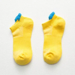 Breathable Mesh No Show Socks with Heel Tab for Women Cotton Ankle Socks for Daily Wear