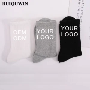 Breathable OEM&ODM Custom Logo Socks Running Basketball Socks Athletic Sports Cotton Socks for Men
