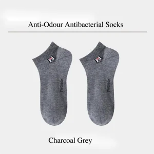 Breathable Polyester Invisible No Show Socks Anti bacterial Deodorant Anti slip Casual Socks Multiple Colors Optional