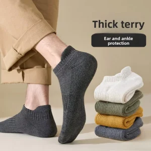 Breathable Quick Dry Men’s Solid Crew Socks 100% Cotton Anti-Bacterial Summer Sports Socks ODM Custom