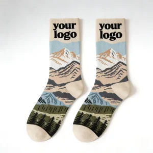 Breathable Soft Cotton Thin Crew Socks Moisture Wicking Cushioned Sole Anti-Bacterial Quick Dry Sustainable Men Women Sports