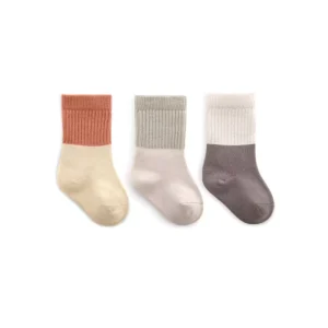 Breathable and Warm Autumn Baby Color Block Sock Boneless Baby Socks