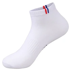 Bulk Color Striped Mens Daily Breathable Cotton Ankle Socks