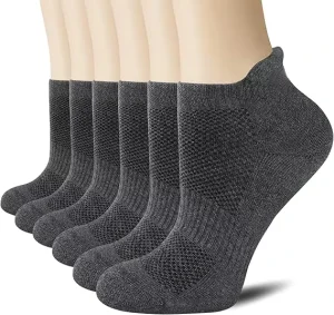 Bulk Customized Men Women Low Cut Tab Athletic Sport Running Socks Comfort Performance Trainer Socks